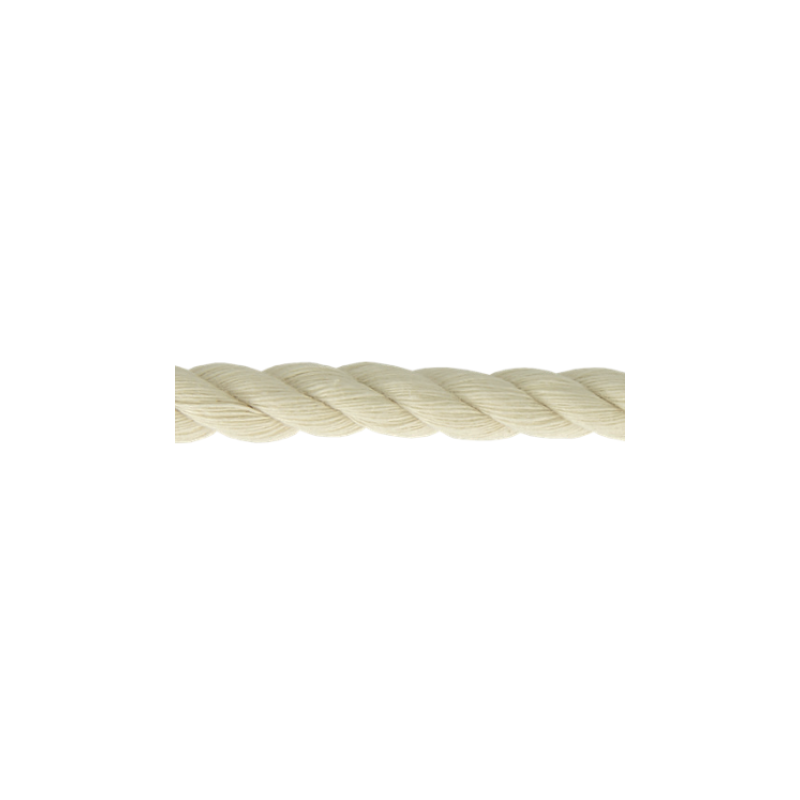 Corde en coton torsadée 8mm - ecru