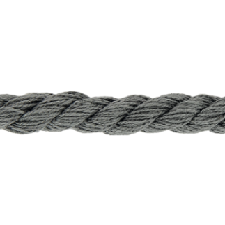 Twisted Cotton cord 8mm - anthracite (968)