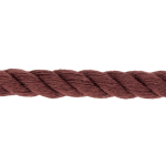 Cordon torsadé coton tissé 8 mm - bordeaux (930)