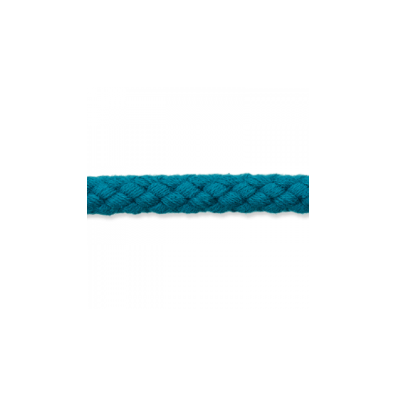 Cotton cord 9mm petrol (uk72)