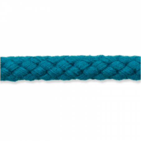 Cordon en coton 9 mm pétrole (uk72)
