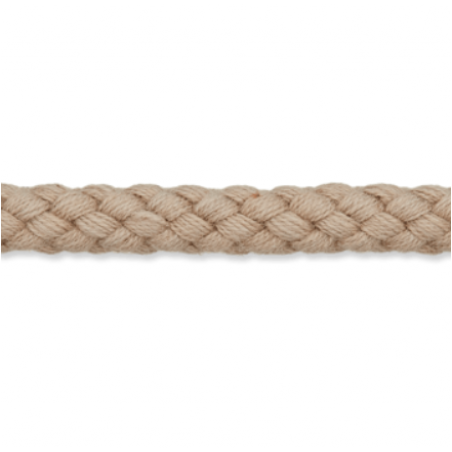 Cordon en coton beige 9 mm (uk162)