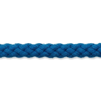 Cordon en coton 9 mm bleu pétrole (uk682)
