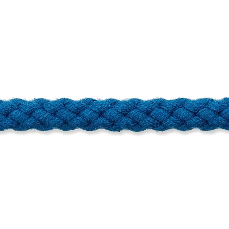 Cotton cord 9mm teal blue (uk682)