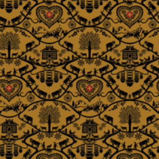 Jersey - Paper cutting Gasser ochre