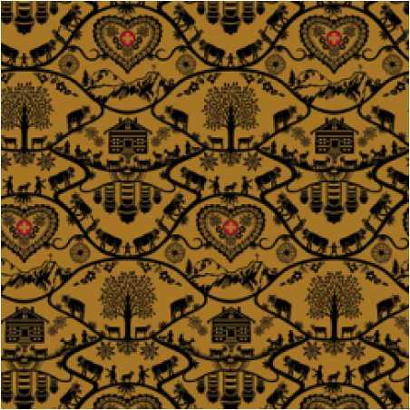 Jersey - Paper cutting Gasser ochre