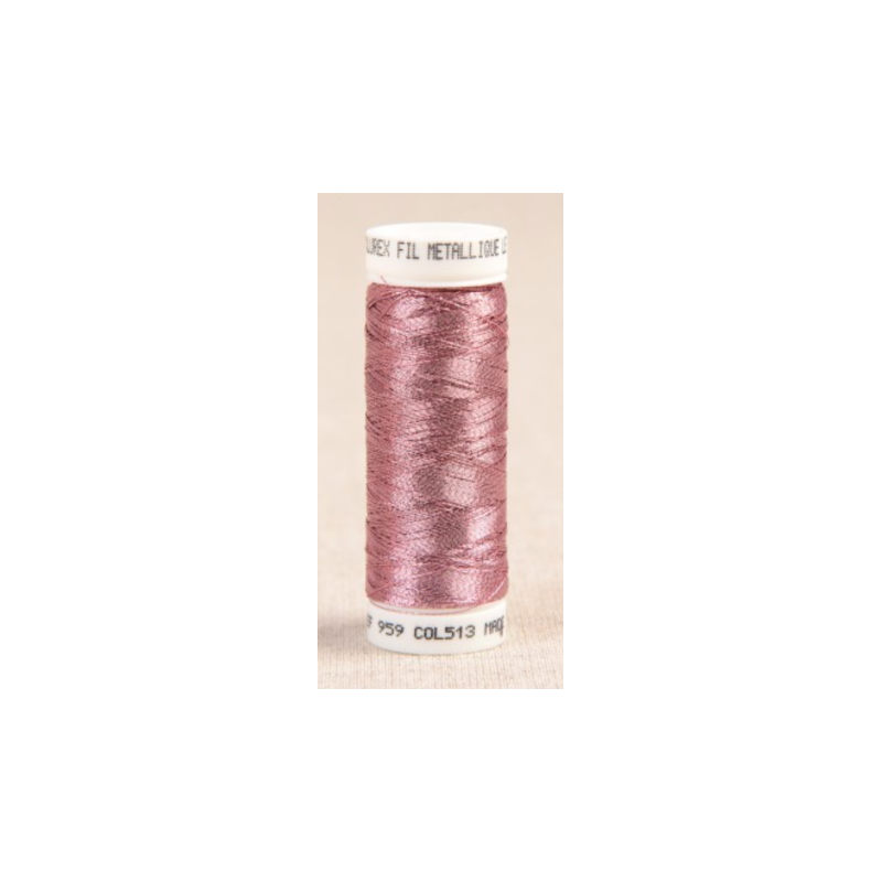 Metallic Effect Thread - 513 old pink