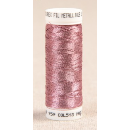 Metallic Effect Thread - 513 old pink
