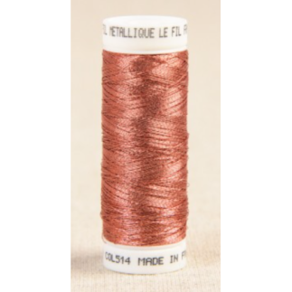 Metallic effect thread - 580 rose laurel