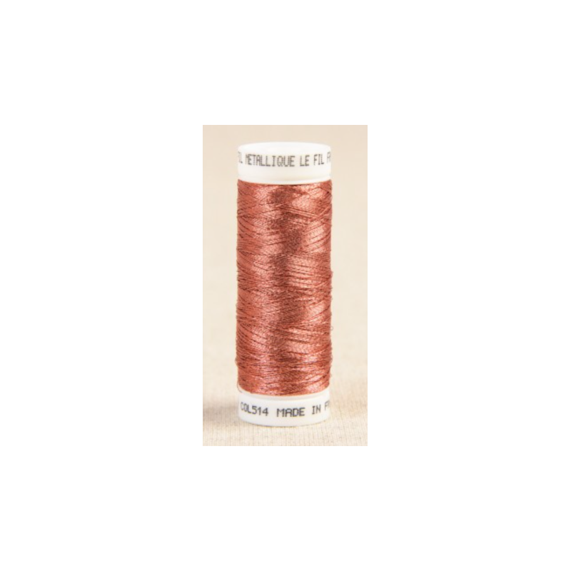 Metallic Effect Thread - 514 rosewood