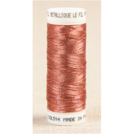 Metallic Effect Thread - 514 rosewood