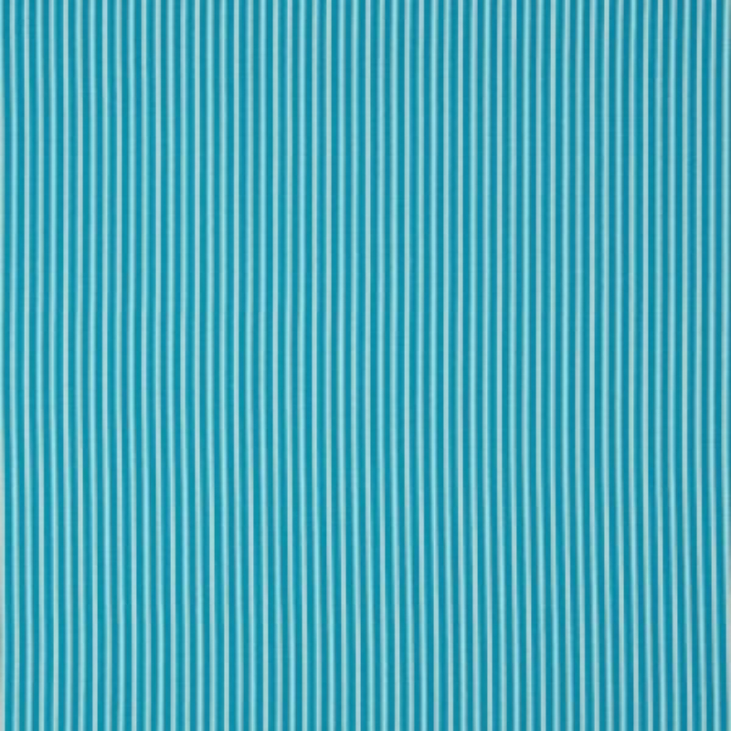 Cotton poplin - stripes aqua / white