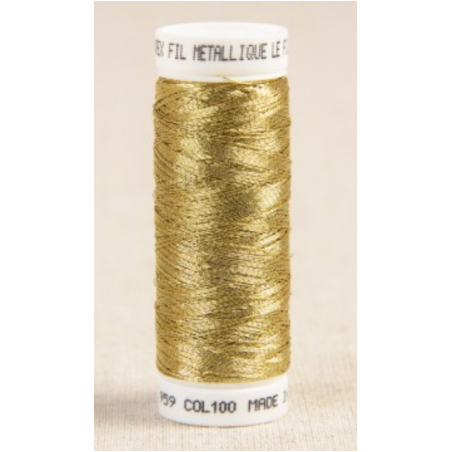 Metallic effect thread - 100 gold