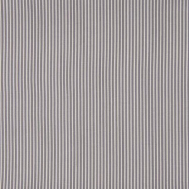 Popeline de coton - rayures gris/blanc