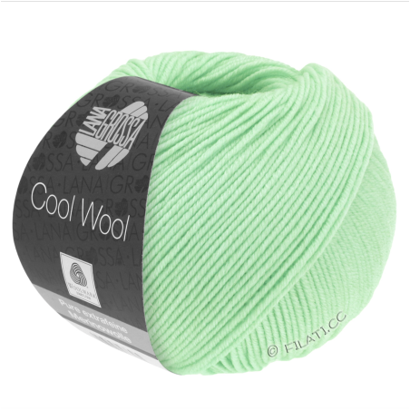 Lana Grossa - Cool Wool weissgrün (2087)