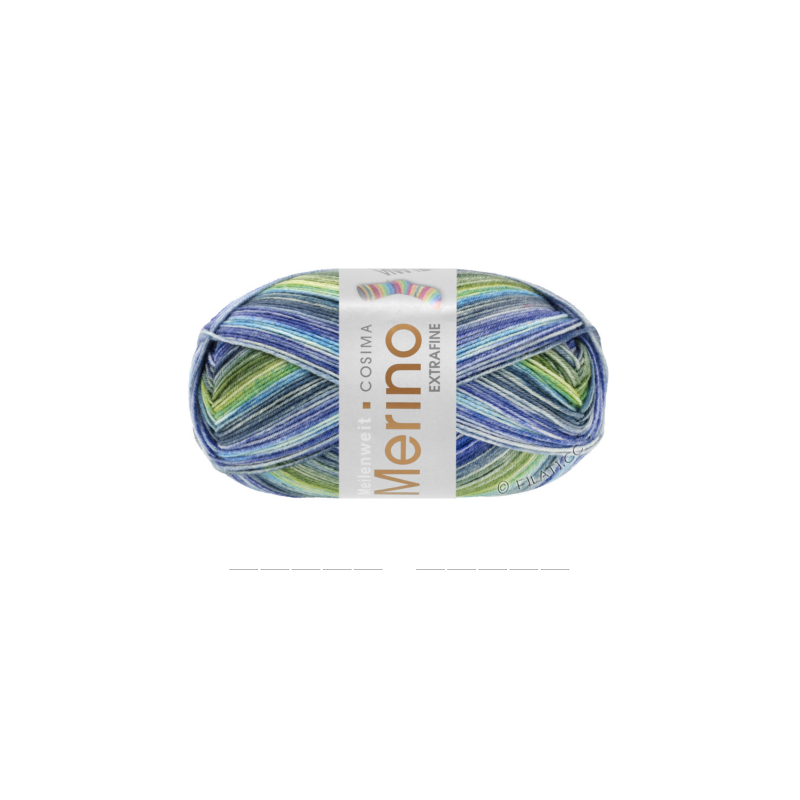 Lana Grossa - Meilenweit 100 Cosima blue (3487)