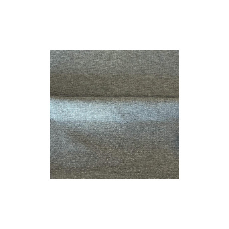 Bündchen Lurex grau / silber (f)