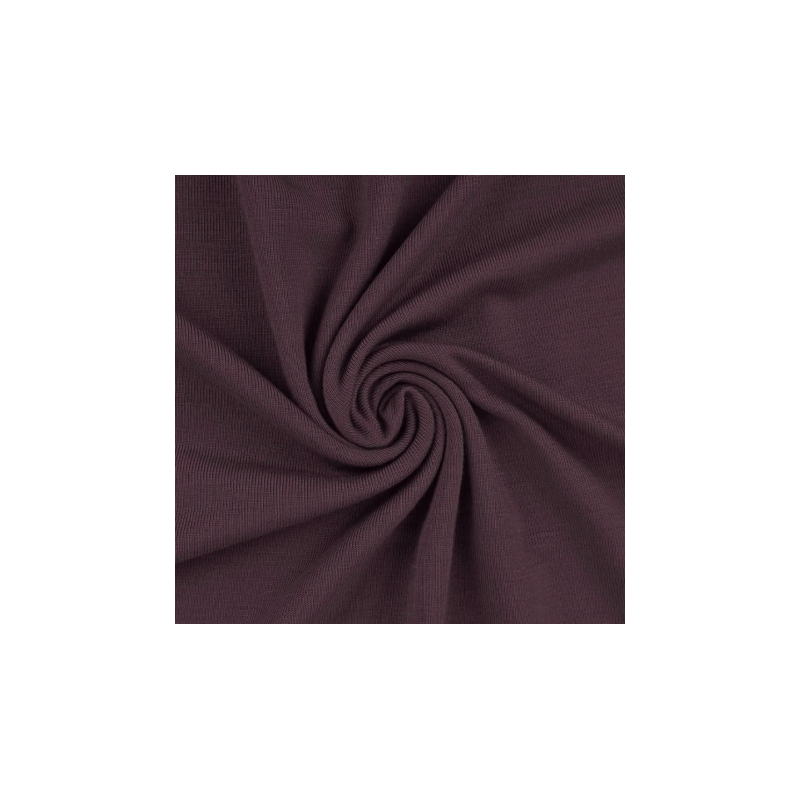 Jersey viscose - Uni cassis (1719)