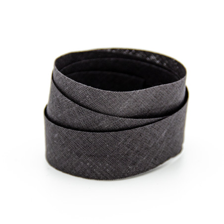 Bias binding anthracite (st38)