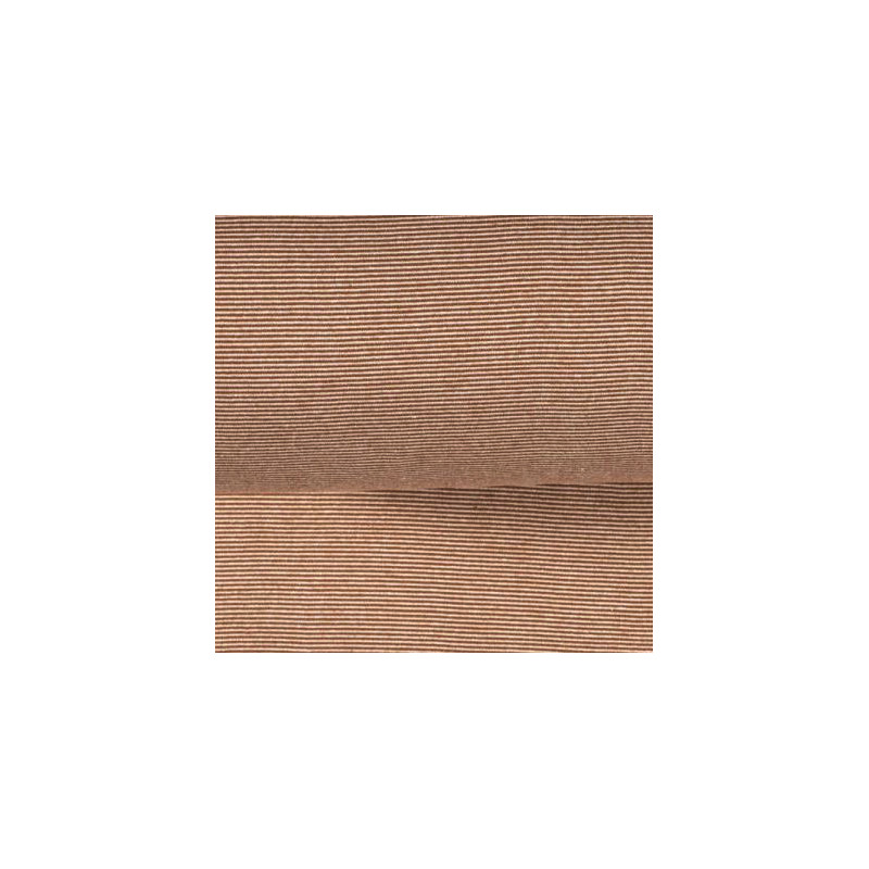 Räscht - Ringelbündchen mini Stripes caramel (053) 28cm