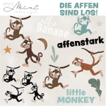 Plotter file - monkey gang - svg - dxf