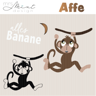 Plotter file - single monkey - svg - dxf