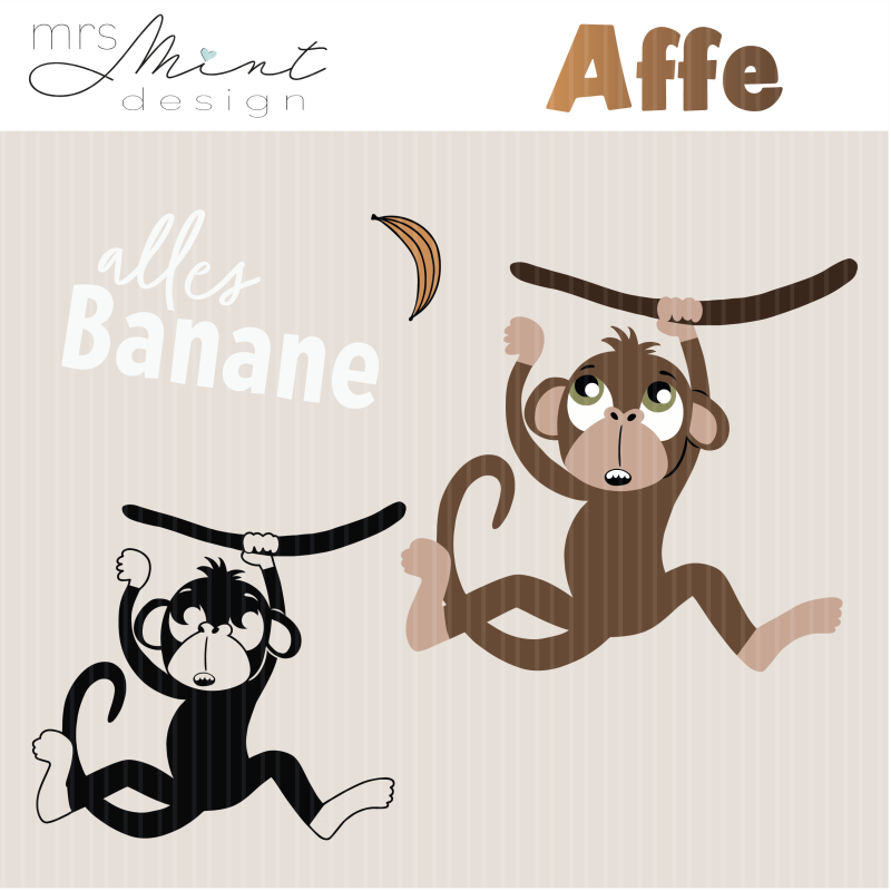 Plotter file - single monkey - svg - dxf