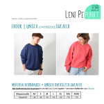 Leni pepunkt - sweat oversize unisexe
