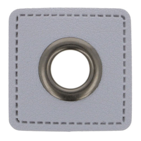 Patchs à œillets - gris 8 mm bronze