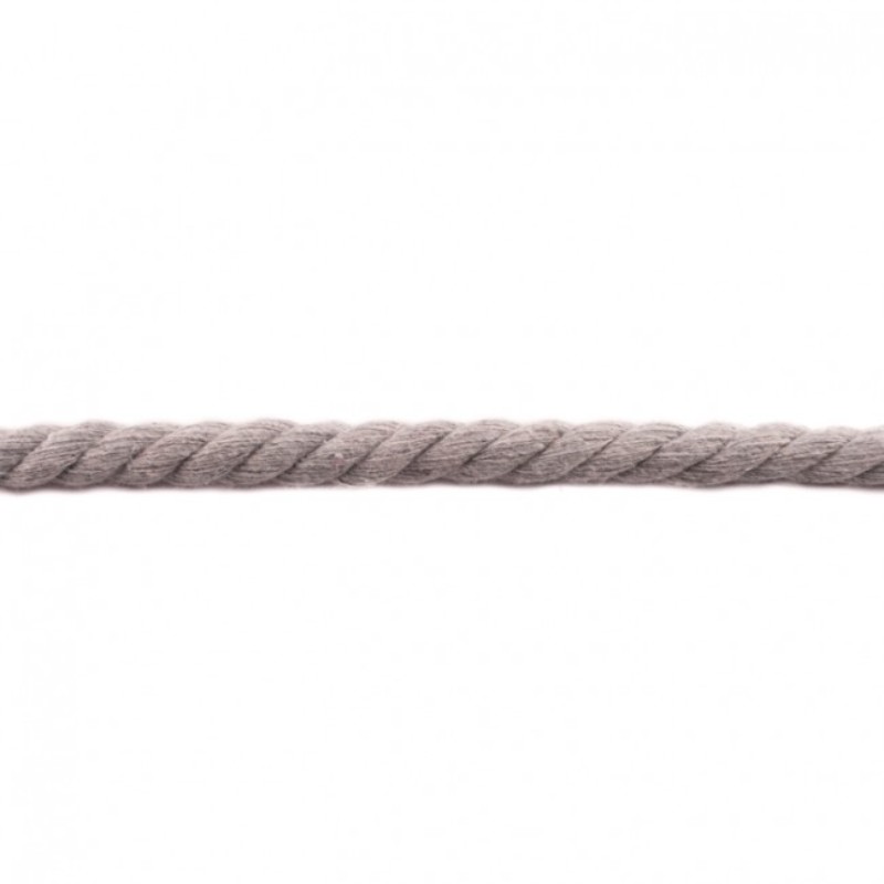 Cordon de coton mega 12mm gris melange (kh)