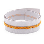 Endless zipper YKK metallic copper 6mm 1m incl. 3 zipper pulls