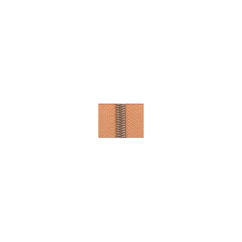 Fermeture éclair sans fin couleur cuivre métallique 6,5 mm 1 m avec 3 tirettes Fermeture éclair sans fin couleur cuivre métallique 6,5 mm 1 m avec 3 tirettes