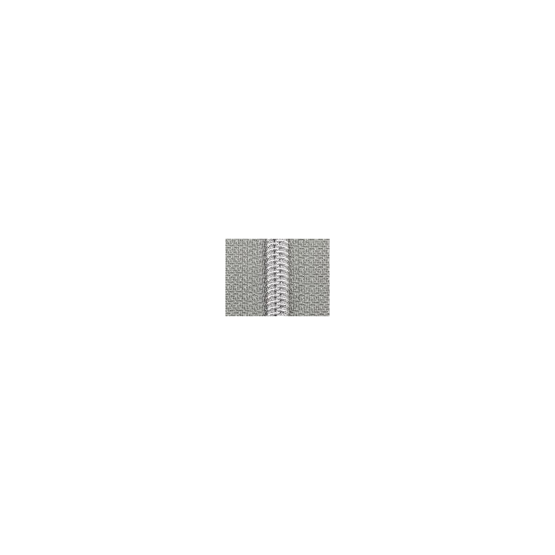 Endlosreissverschluss met. silber 6.5mm 1m inkl. 3 Zipper