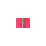 Endless zipper metallic rainbow 6.5mm 1m incl. 4 zipper pulls