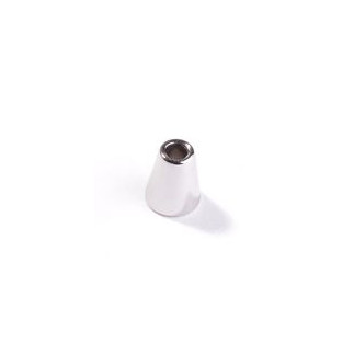 Cord end - metal silver
