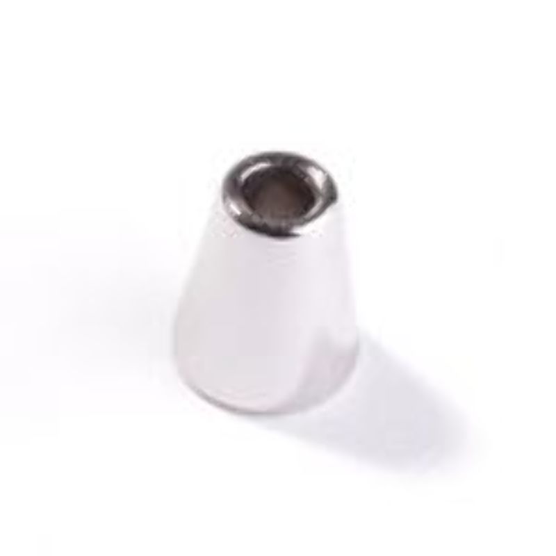 Cord end - metal silver