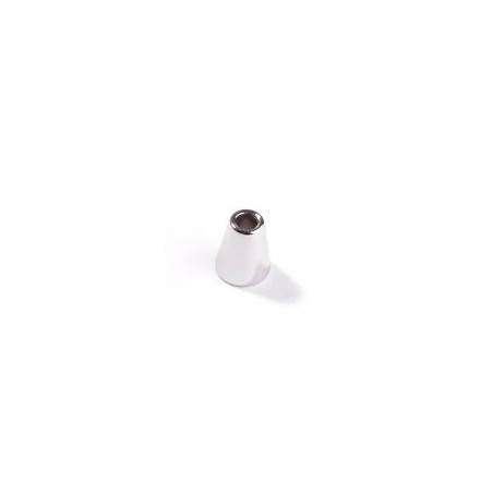 Cord end - metal silver
