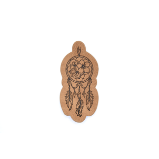 XXL synthetic leather label - Dreamcatcher