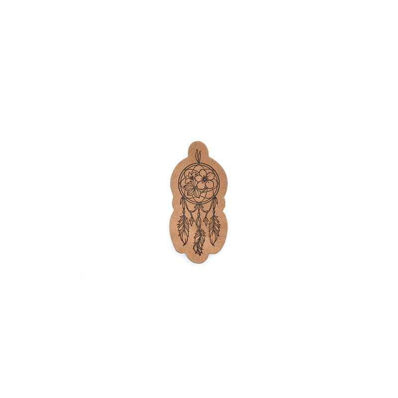 XXL synthetic leather label - Dreamcatcher
