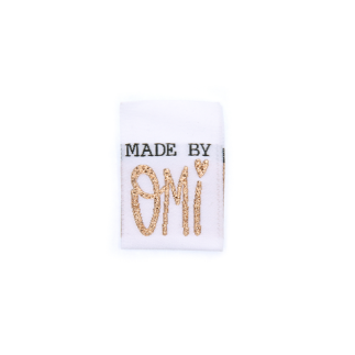 Woven Label - Made by omi blanc