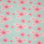 Jersey - Mrs Mint for Hilco Tropical Flower mint