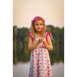 Jersey - Mrs Mint for Hilco Tropical Flower mint