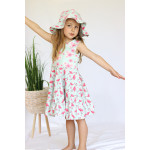 Jersey - Mrs Mint for Hilco Tropical Flower mint