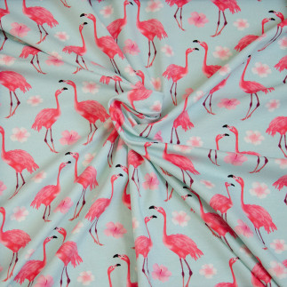 Jersey - Mrs Mint für Hilco Tropical Flamingo mint
