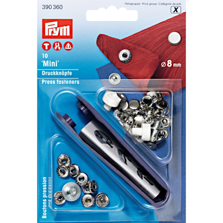 Boutons pression Prym mini 8 mm