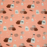 Jersey - Mrs Mint for Hilco Milk & Cookies Main coral Jersey - Mrs Mint for Hilco Milk & Cookies Main coral