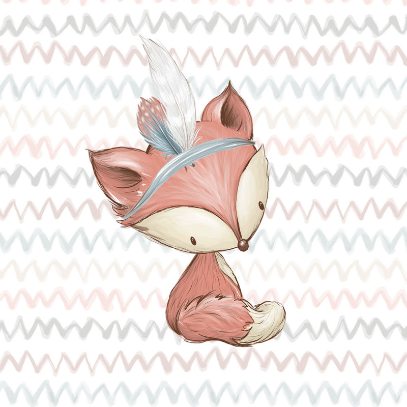 French Terry - Chevron Fuchs écru 40 x 50 cm French Terry - Chevron Fuchs écru 40 x 50 cm