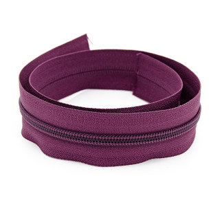 Endless zipper YKK 5mm aubergine 863