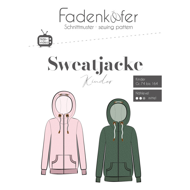 Thread Beetle - Children's sweatshirt jacket