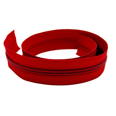 Endless zipper YKK 5mm garnet red 523